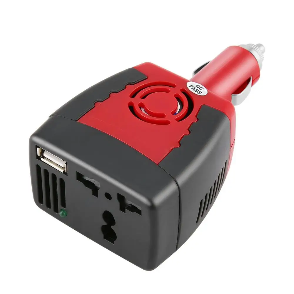 Прикуриватель источник питания 150 Вт 12 В постоянного тока до 220 В переменного тока автомобильный инвертор адаптер с USB зарядным портом