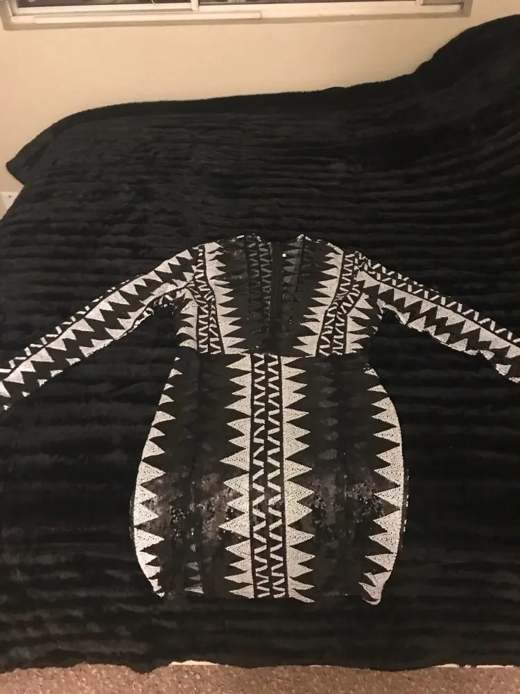 'Look Back at it' Side Split Mini Dress photo review