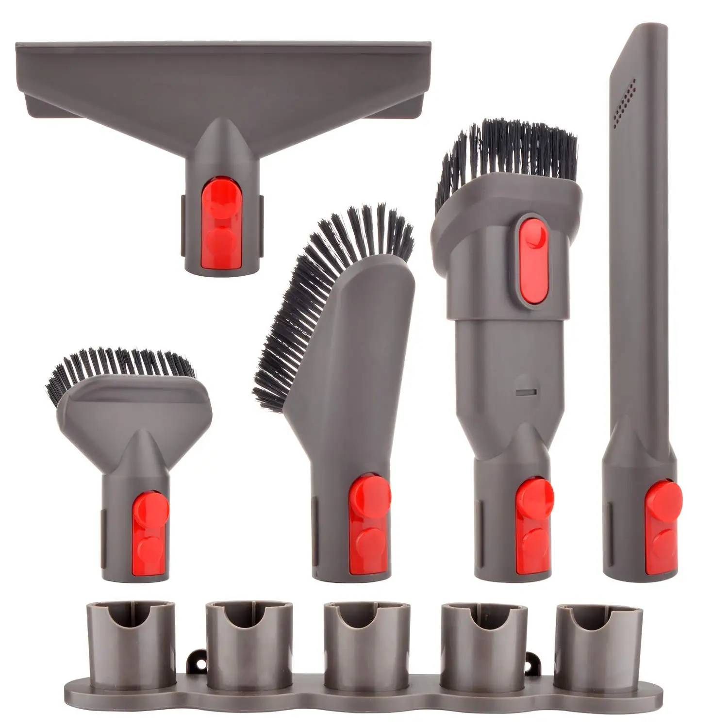 

6pcs vacuum cleaner brush mounting bracket accessory kit vacuum hose fitting for Dyson V7 V8 V10 SV10 SV11 vacuum brush