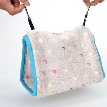 

High Quality Plush Hut Hammock Hanging Cave Cage Snug Hut Tent Bed Bird Parrot Conure Toy Parrot Hammock