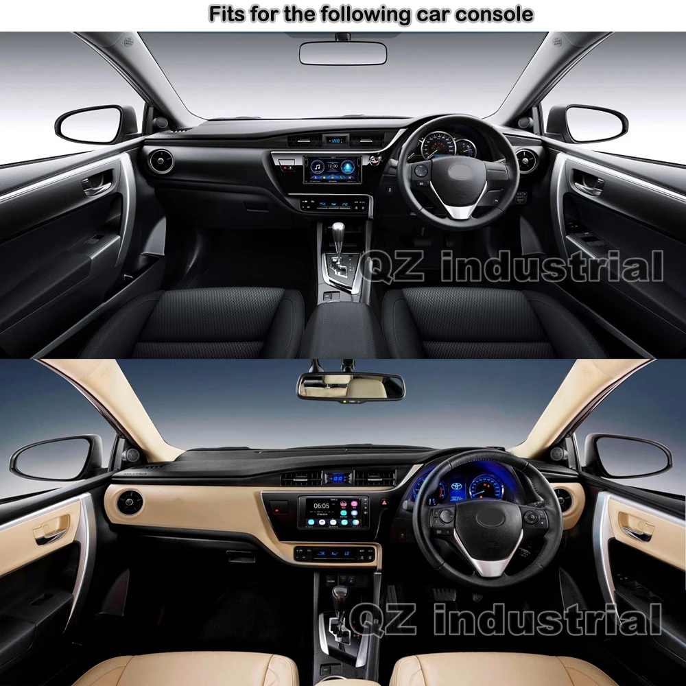 Best QZ industrial HD 10.2" Android 8.1 T3 Right driving for Toyota Corolla 2017 Car DVD player with 3G 4G WIFI Radio Navi GPS RDS 5