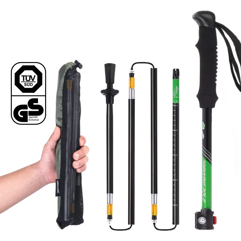 Skup Naturehie nh profesjonalny zamek zewnętrzny alpinizm składany słup kijki trekingowe do chodzenia Camping Outdoor Portable