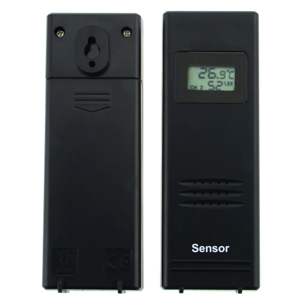 Беспроводная метеостанция + 3 беспроводных датчика RCC WWVB 5 прогноз погоды