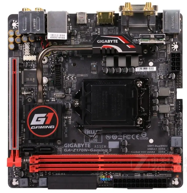 MINI-ITX LGA1151 для Gigabyte GA-Z170N-Gaming 5 использоваться для настольных ПК Z170 материнская плата Z170N-Gaming 5 DDR4 USB3.0 SATA3