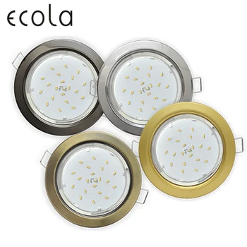 

Ecola GX53 H4 Recessed Ceiling Downlight Round Spotlight Cut Hole Spot Lamp Fitting Frame Bulb Replaceable gx53 Sockets