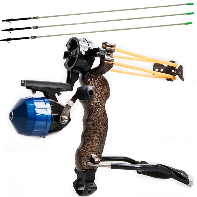 High Powerful Fishing Slingshot 3PCS Arrow Target Professional Hunting
