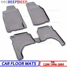 Для Mitsubishi L200 1996-2005 автомобильные коврики, ковры, Авто Пол, пылезащитный, противоскользящий, автомобильный Стайлинг, защита интерьера