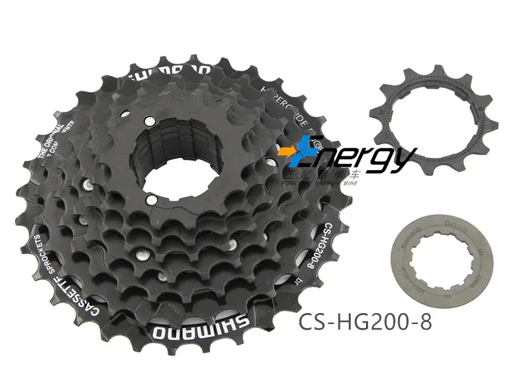 SHIMANO CS-HG200-8 MTB горный велосипед K7 велосипед 8S карта маховик 8 скоростей кассета 12-32T Запчасти для велосипедов 8 s/24 s