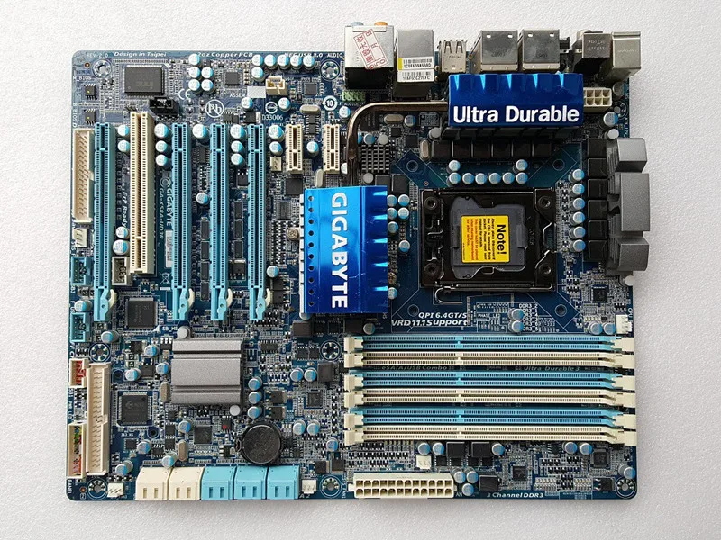 

For Gigabyte GA-X58A-UD3R Original Used Desktop Motherboard X58A-UD3R X58 LGA i7 1366 DDR3 24G SATA3 USB3.0 ATX