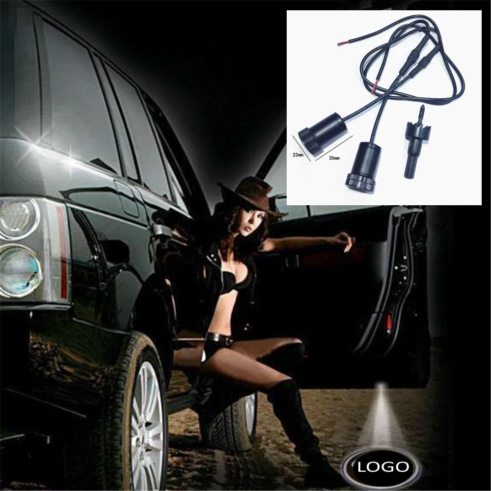 

JingXiangFeng 2 pcs Case For lancia For acura Car Door Welcome Light Car LED Laser Logo Ghost Shadow Light Warning lights