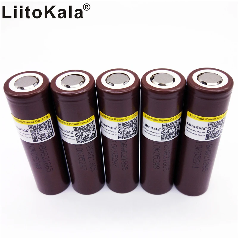 9 шт./лот LiitoKala lii-30A HG2 18650 3000 мАч перезаряжаемые батареи высокой разрядки, 30A большой ток