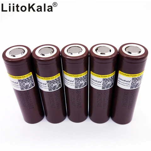 3000mah de Energia de Descarga de Alta Lote Liitokala Lii-30a Hg2 18650 Baterias Recarregáveis 30a Grande Corrente 9 Pçs –
