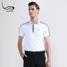 Летняя новая EAGEGOF рубашка для гольфа мужская быстросохнущая толстовка с коротким рукавом модная мужская тренировочная одежда для гольфа