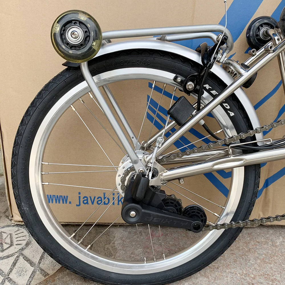  3SIXTY Chrome Steel Folding Bike 16