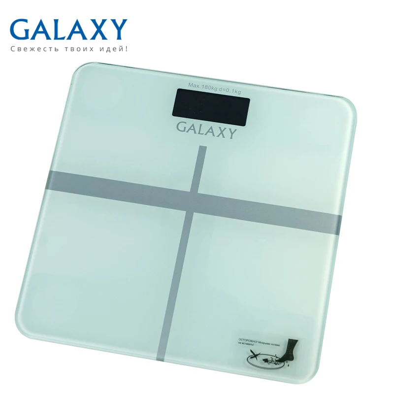 Весы напольные Galaxy GL 4808 (Максимальная нагрузка до 180кг точность измерения 100 грамм