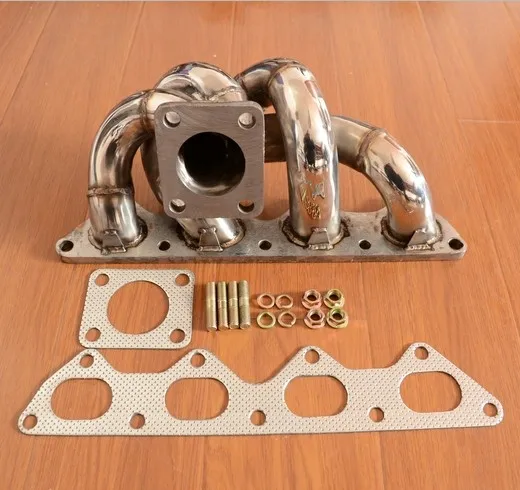 Выхлопная HEADER-TURBO-MANIFOLD-FOR-4G63-DSM-ECLIPSE-TALON-TD05-1G-2G | Автомобили и мотоциклы