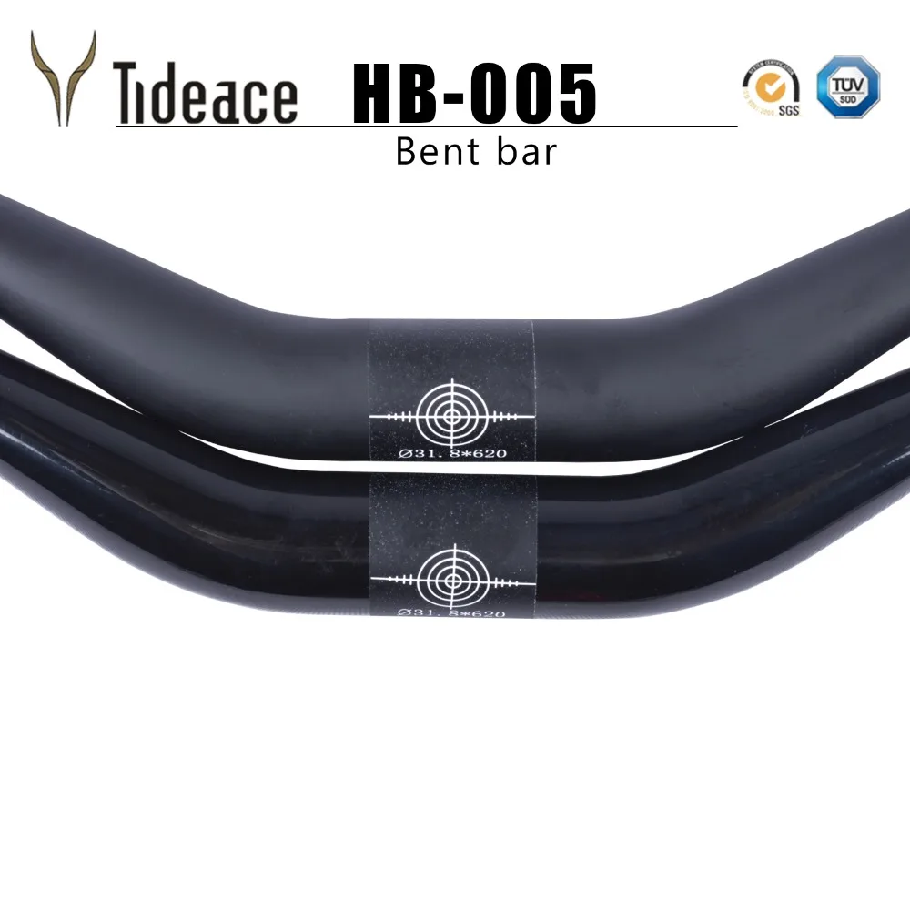 580-760mm Width Flat Riser Bars T800 Carbon Fiber MTB Handlebars - 31.8mm Clamp 580-760mm Width Mountain Bike Bars T800 MTB Bars