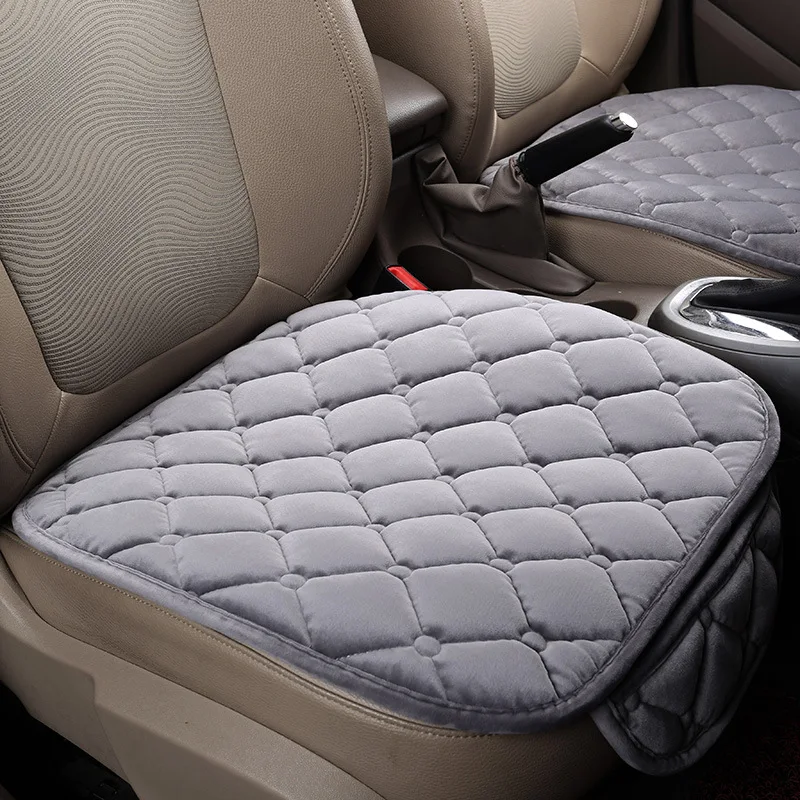 

CHIZIYO Car Seat Coves Protector Mat Auto Front Seat Cushion Single Fit Most Vehicles Back Seat Covers Non-slip Keep Warm