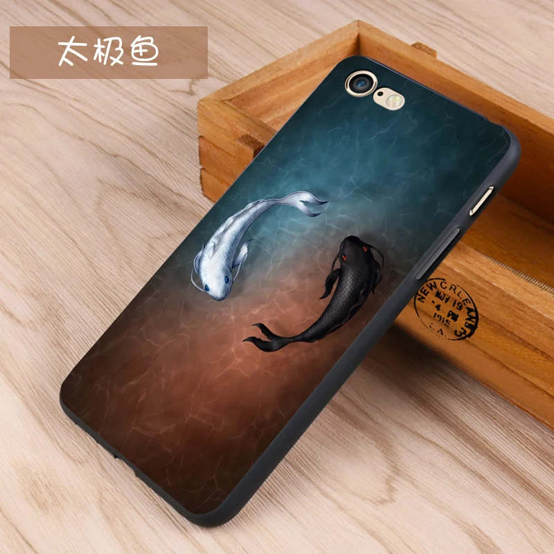 For iphone 6s Case Original Cover for iphone 6 Bag Case Cover Skin Wolf Fish Skull iphone6 case Fundas 100% 8