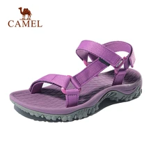 CAMEL/мужские и женские уличные сандалии; Летняя Пляжная легкая Модная молодежная обувь на нескользящей плоской подошве; мягкая Треккинговая обувь; рыболовные сандалии