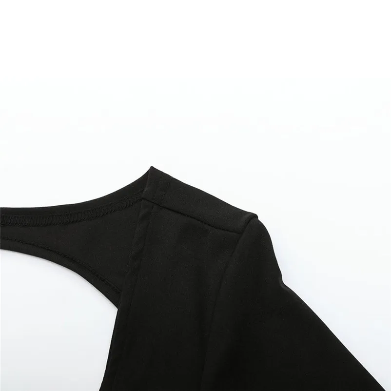 2018 summer jumpsuit woman Backless Casual Sexy Long Sleeve Bandage Bodysuit Skinny Pencil Jumpsuit pantaloni siamesi A16#N (1)