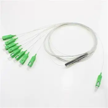 

20PCS 0.9mm Steel Tube 1x8 Mini SC/APC Connector 1*8