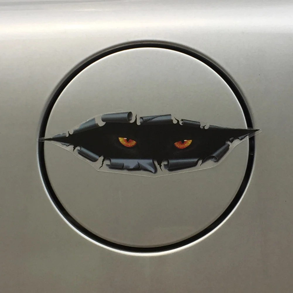 Cat Eye Peeping 3D font b Car b font Rearview font b Mirror b font Sticker