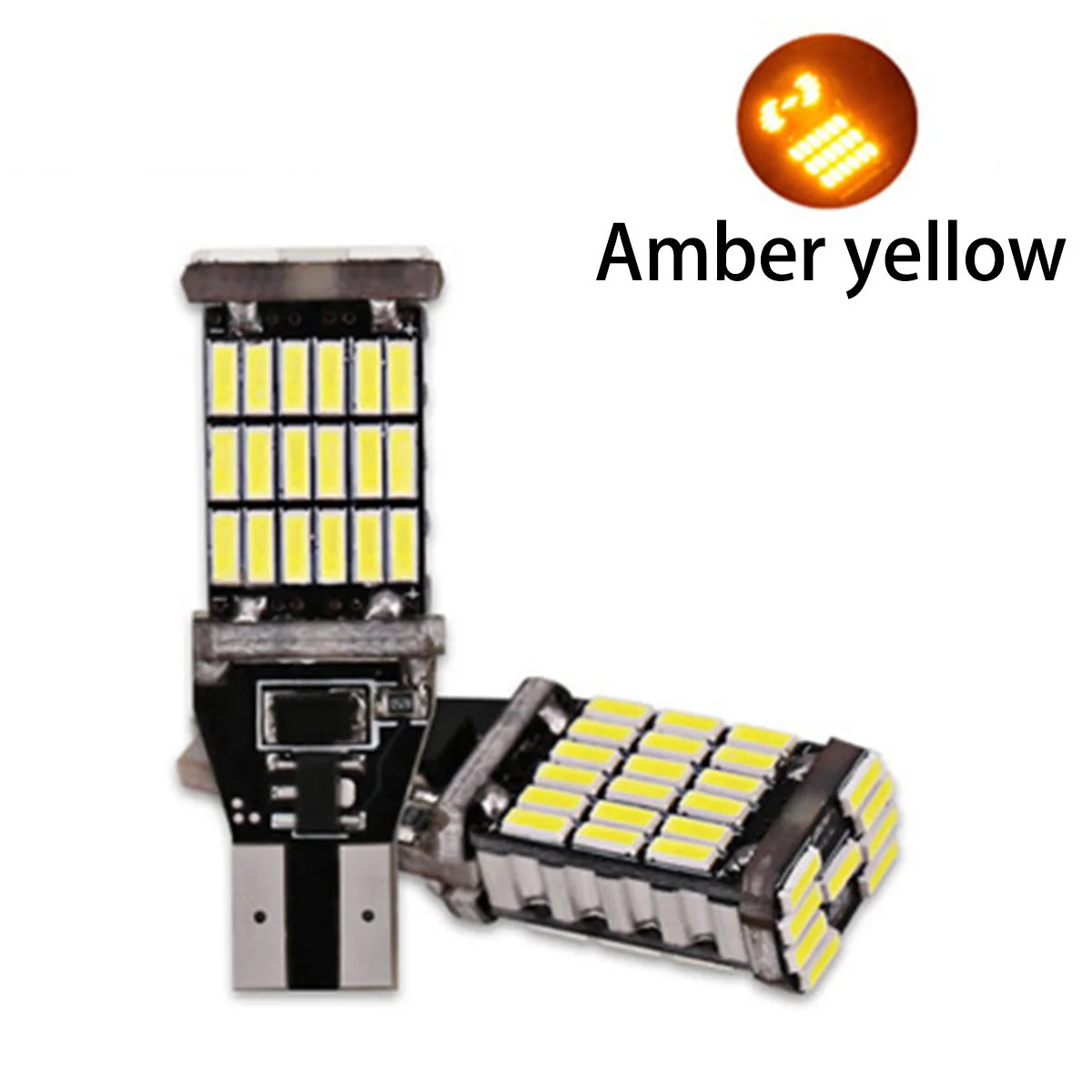 2 шт. W16W T15-4014-45SMD светодиодный супер яркий декодирующий тормозной светильник автомобильный резервный светильник s лампа задний фонарь