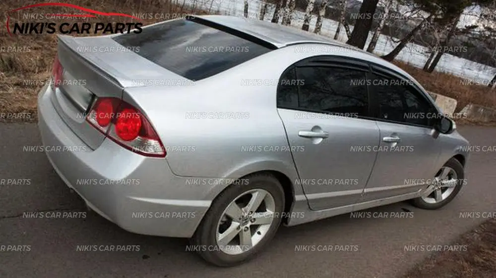 Чехол спойлер на заднее стекло для Honda Civic 4D 2006 2011 АБС пластик специальная