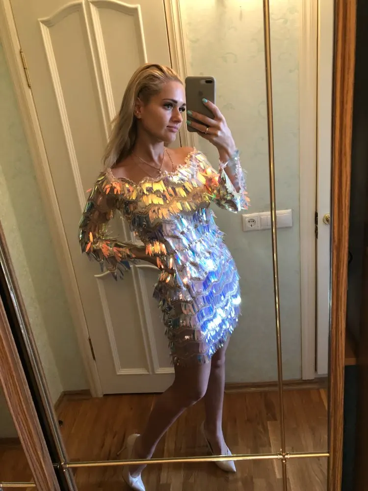 'Start The Show' Festival Sequin Dress photo review