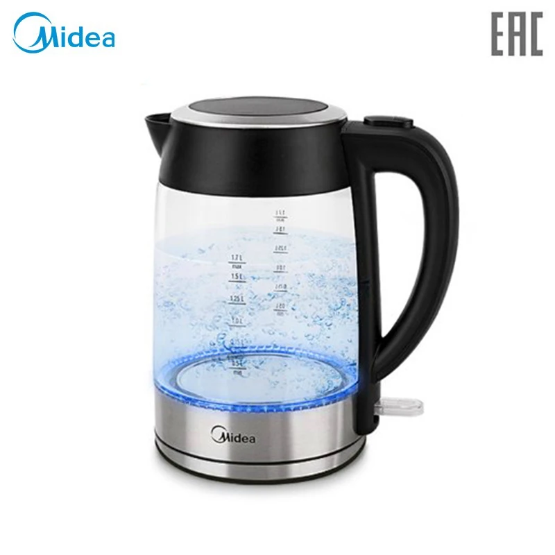 

Прозрачный электрический чайник Midea MK-8002 [Официальная гарантия 1 год, Доставка от 2 дней]