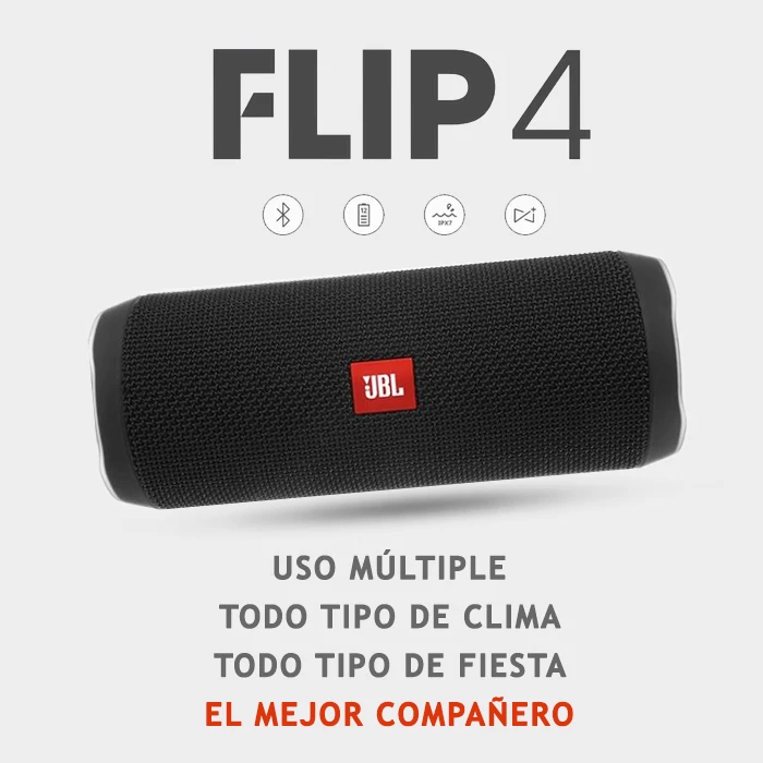  JBL Flip 4 Powerful Bluetooth Speaker Mini Portable Wireless Waterproof BT Speaker with Bass and St
