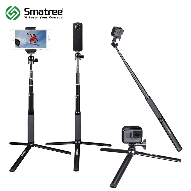 Smatree SQ2 Telescoping Handheld Monopod Selfie Stick for GoPro Hero 7/6/5/Session/Gopro Fusion Hero (2018) /Yi action Camera Smatree SQ2 Telescoping Handheld Monopod Selfie Stick for GoPro Hero 7/6/5/Session/Gopro Fusion Hero (2018) /Yi action Camera