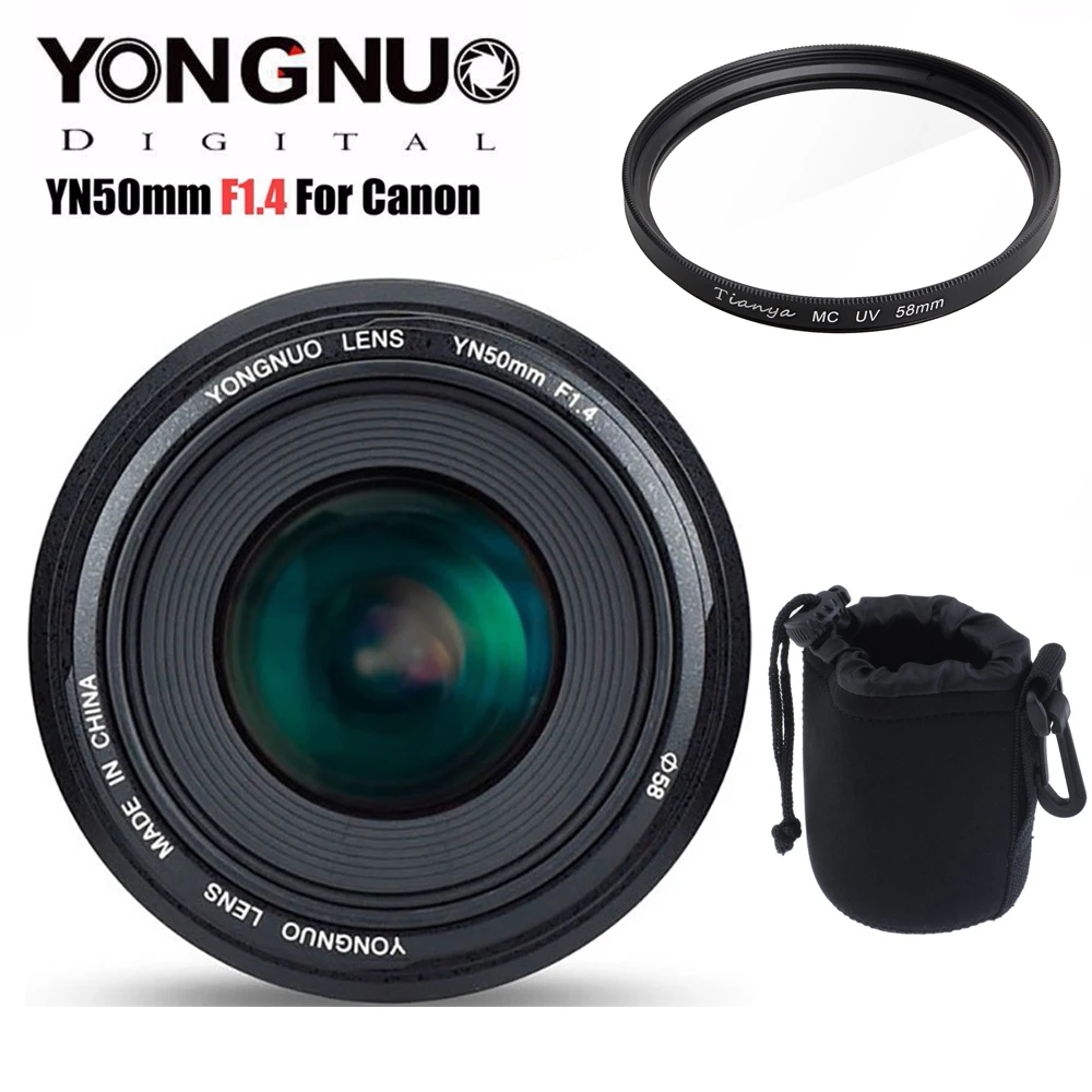 Yongnuo Yn50mm 50mm F1 4 Standard Prime Lens Large Aperture Auto Focus Lens For Canon Eos 6d 70d 5d2 5d3 600d 60d Dslr Camera Camera Lens Aliexpress Yongnuo Yn50mm 50mm F1 4 Standard Prime Lens Large Aperture Auto Focus Lens For Canon Eos 6d 70d 5d2 5d3 600d 60d Dslr Camera Camera Lens Aliexpress