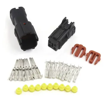 

UXCELL Car 4 Pin Way Waterproof Electrical Wire Cable Connector Plug 1.8Mm