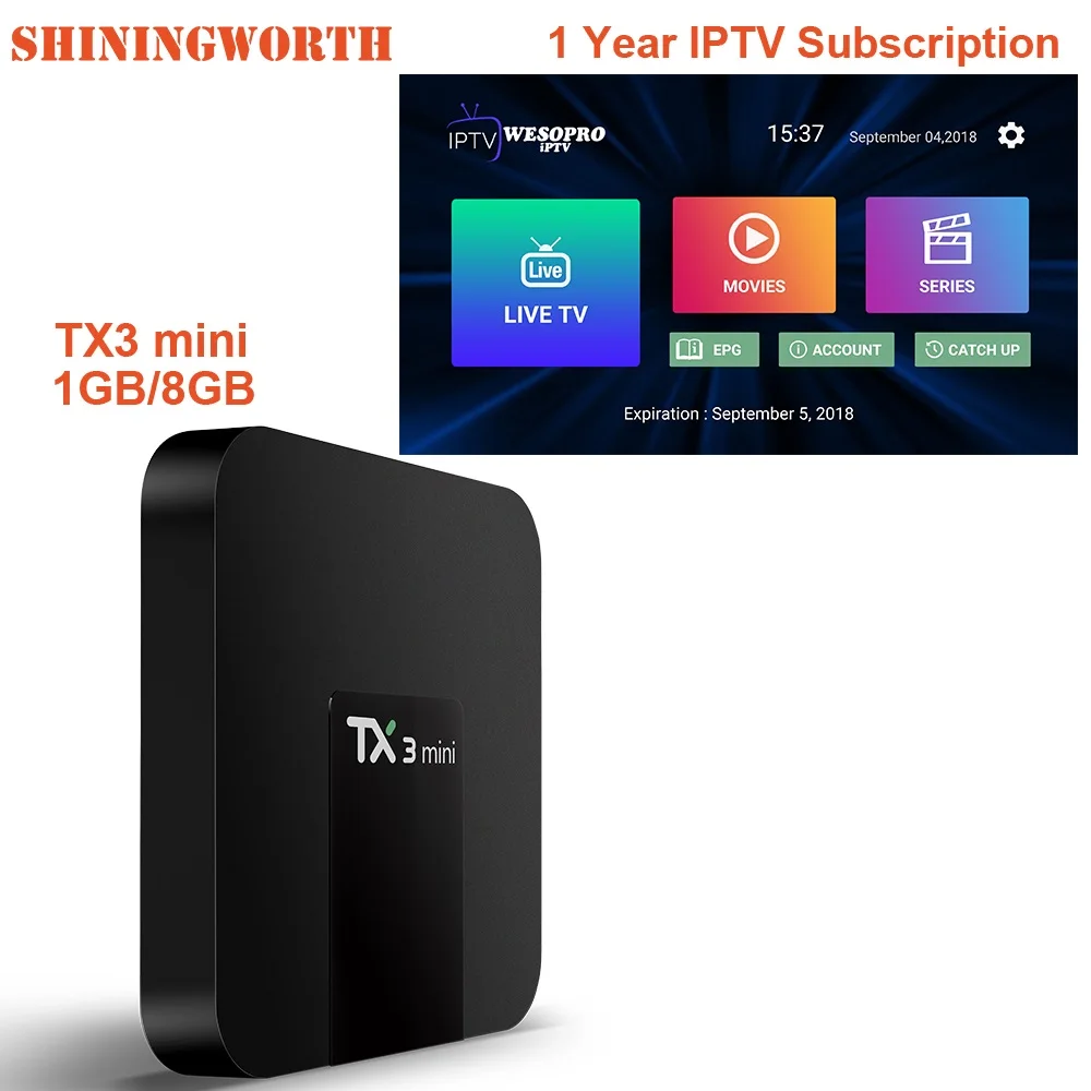 

TX3 mini Android 7.1 Smart TV BOX 2GB 16GB Amlogic S905W Quad Core IPTV Set-top box H.265 4K WiFi Media player TX3mini 1GB 8GB