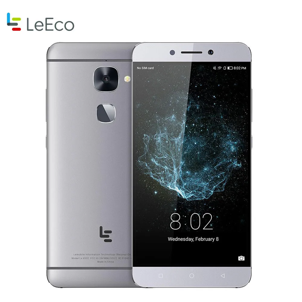 Original Letv LeEco Le 3 X522 Snapdragon 652 Octa Core Mobile Phone 3GB RAM 32GB 5.5&quot FHD 1920x1080 4G Fingerprint SmartPhone |
