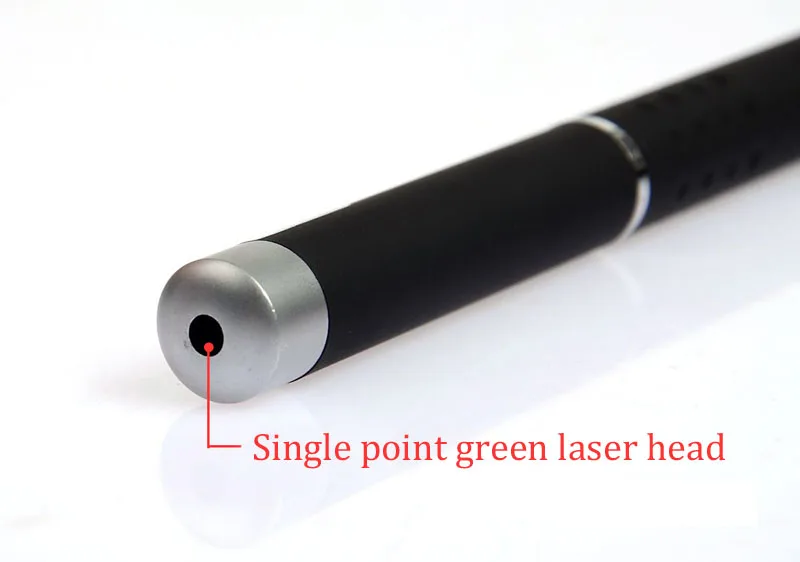 5 ميجا واط الأخضر ليزر القلم مؤشر الليزر عالية الطاقة 532nm مشرق نقطة واحدة الأخضر