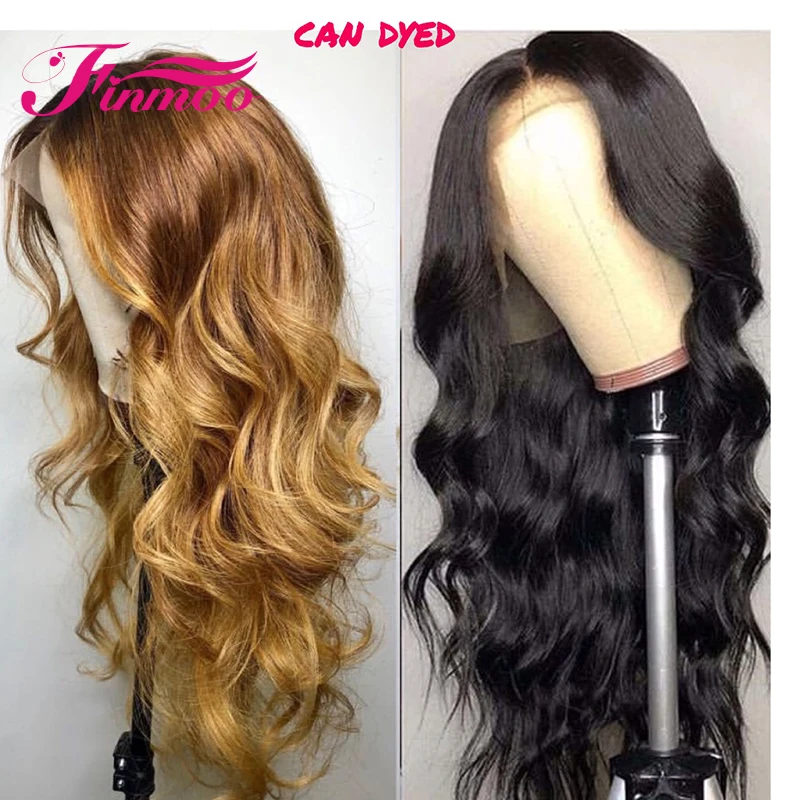 

13x4 Lace Front Human Hair Wigs 1B/99J 1B/30 1B/27 and Natural Color Hair Body Wave Indian Remy Hair Pre Plucked 150 180 Density