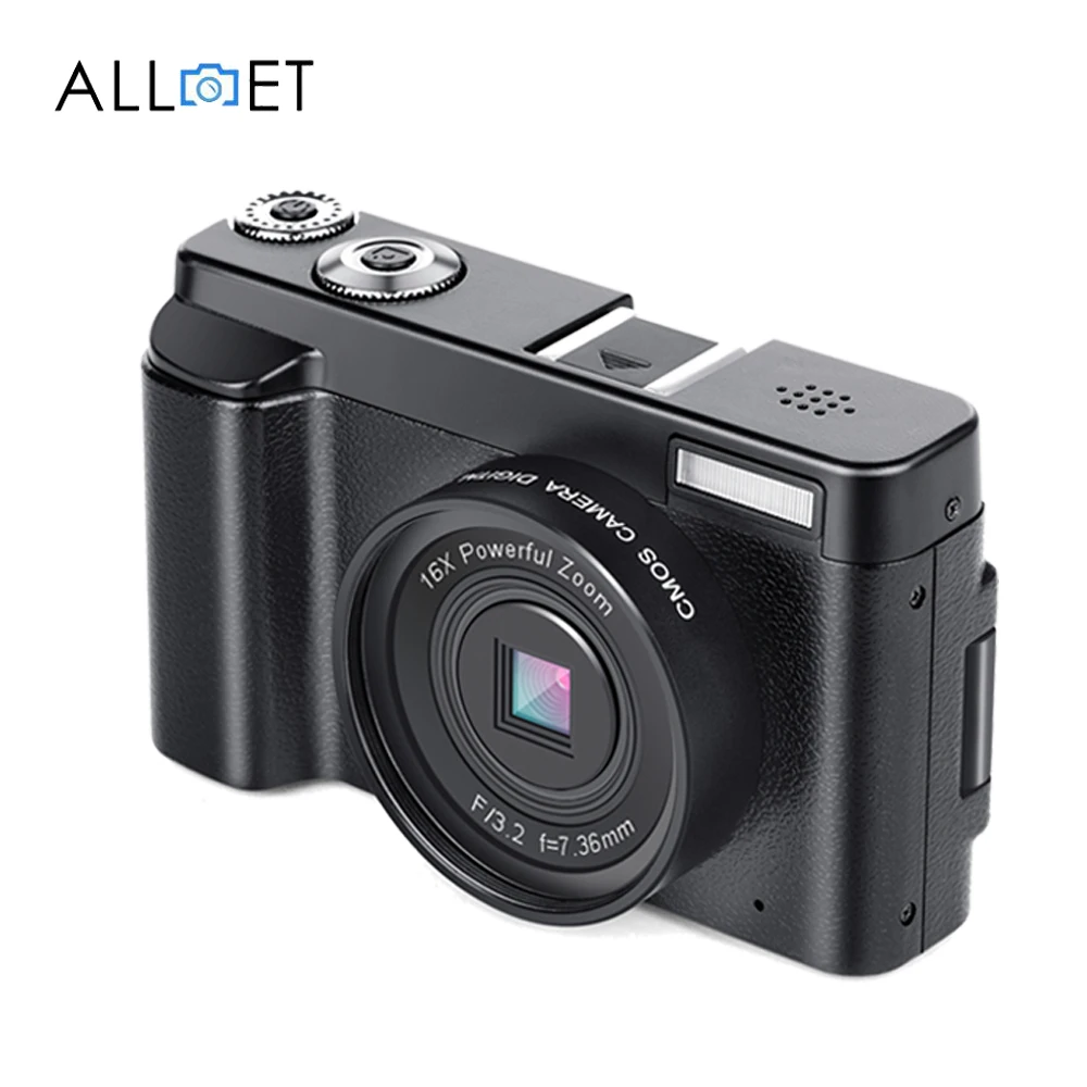 Alloet P11 Flip 3inch Screen WIFI Digital Camera Full HD1080P 30FPS 24MP 16X Zoom CMOS USB2.0 HDMI Digital Camera Video Recorder