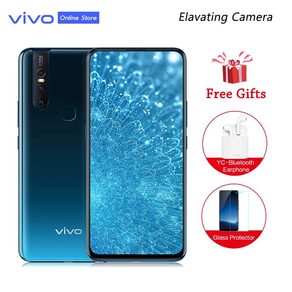 Оригинальный смартфон vivo S1 6 ГБ 128 Гб ПЗУ четыре ядра 53 дюймов полноэкранная