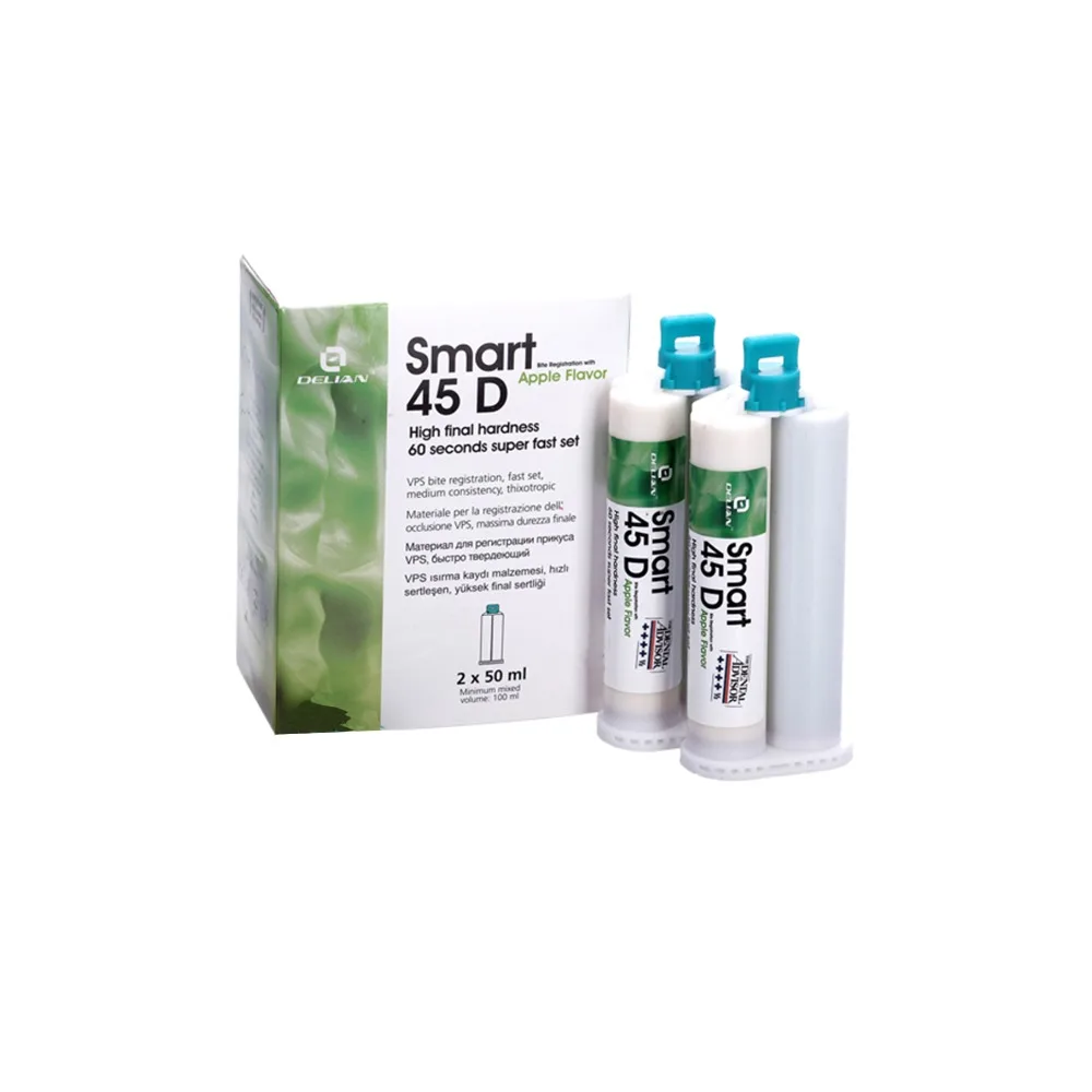 

Smart 45D Bite Registration With Apple Flavor Dental Silicone Product Impression Material