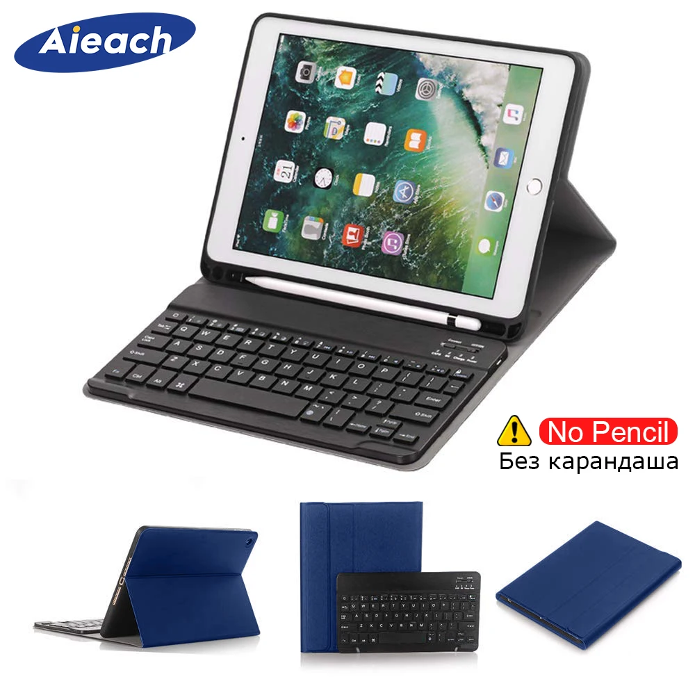 With Wireless Bluetooth Keyboard Case For iPad Air 2 Air 1 9.7 inch