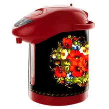 Чайник-термос термопот ВАСИЛИСА ВА-500" Жостовская роспись" 820Вт, 2,8л