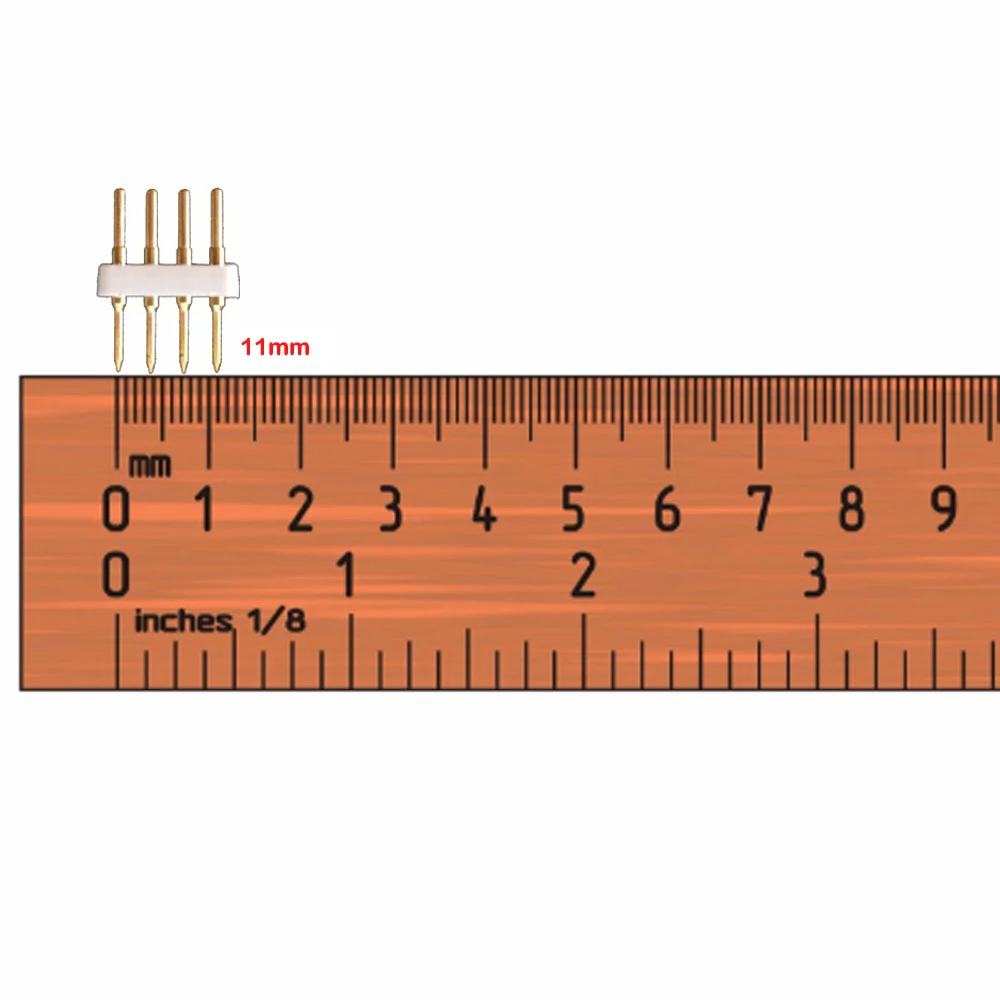 11mm 4 Pin Metal connector