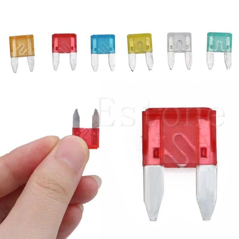 120pcs/set Assorted Car Fuse Auto Truck SUV Fuses Mini Blade Fuse Kits 5 30 AMPin Fuses from