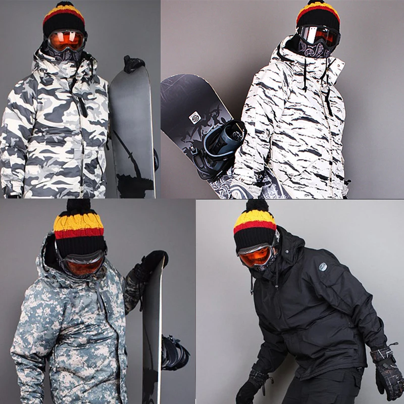 Новое поступление, Зимний водонепроницаемый Камуфляжный костюм премиум-класса «Southplay» 10000 мм (куртка + штаны), комплекты