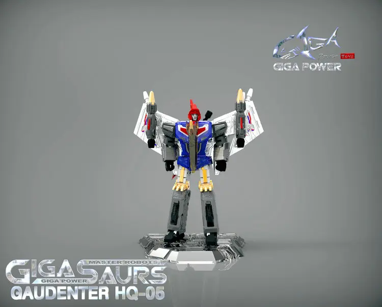 [Show. Z Store] Gigapower GP HQ-05R Gaudenter Swoop синий хром версия трансформации фигурка