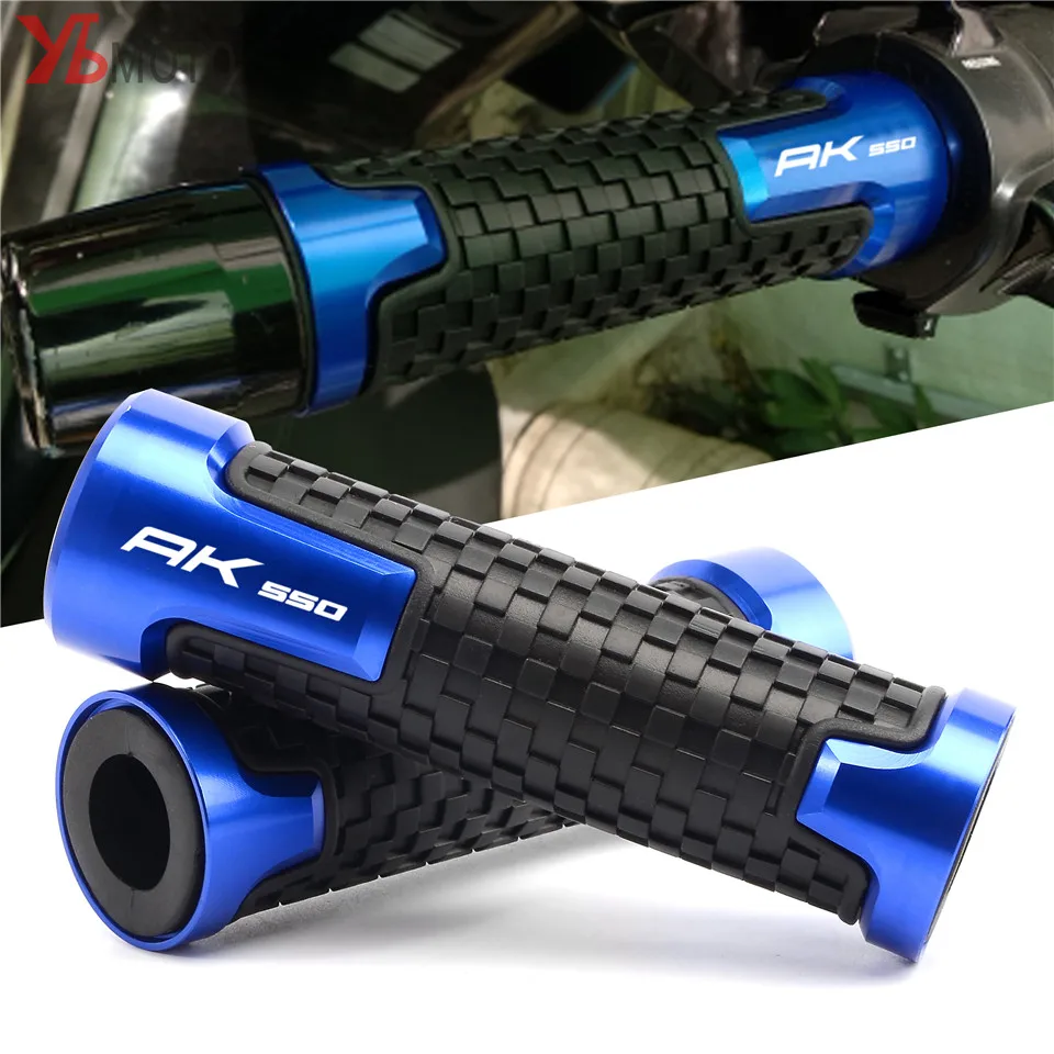 

High-quality Motorcycle knobs Anti-Skid scooter Handle Grips cnc 22mm Bar Hand Handlebar Grip For KYMCO AK550 AK 2017 2018 cover