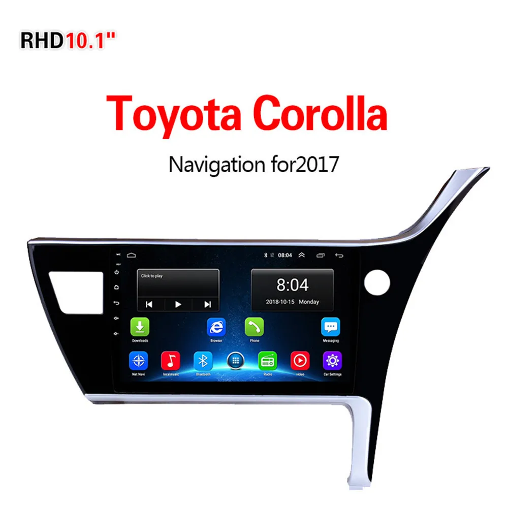 

Lionet GPS Navigation for Car Toyota Corolla 2017 10.1Inch RT1008Y